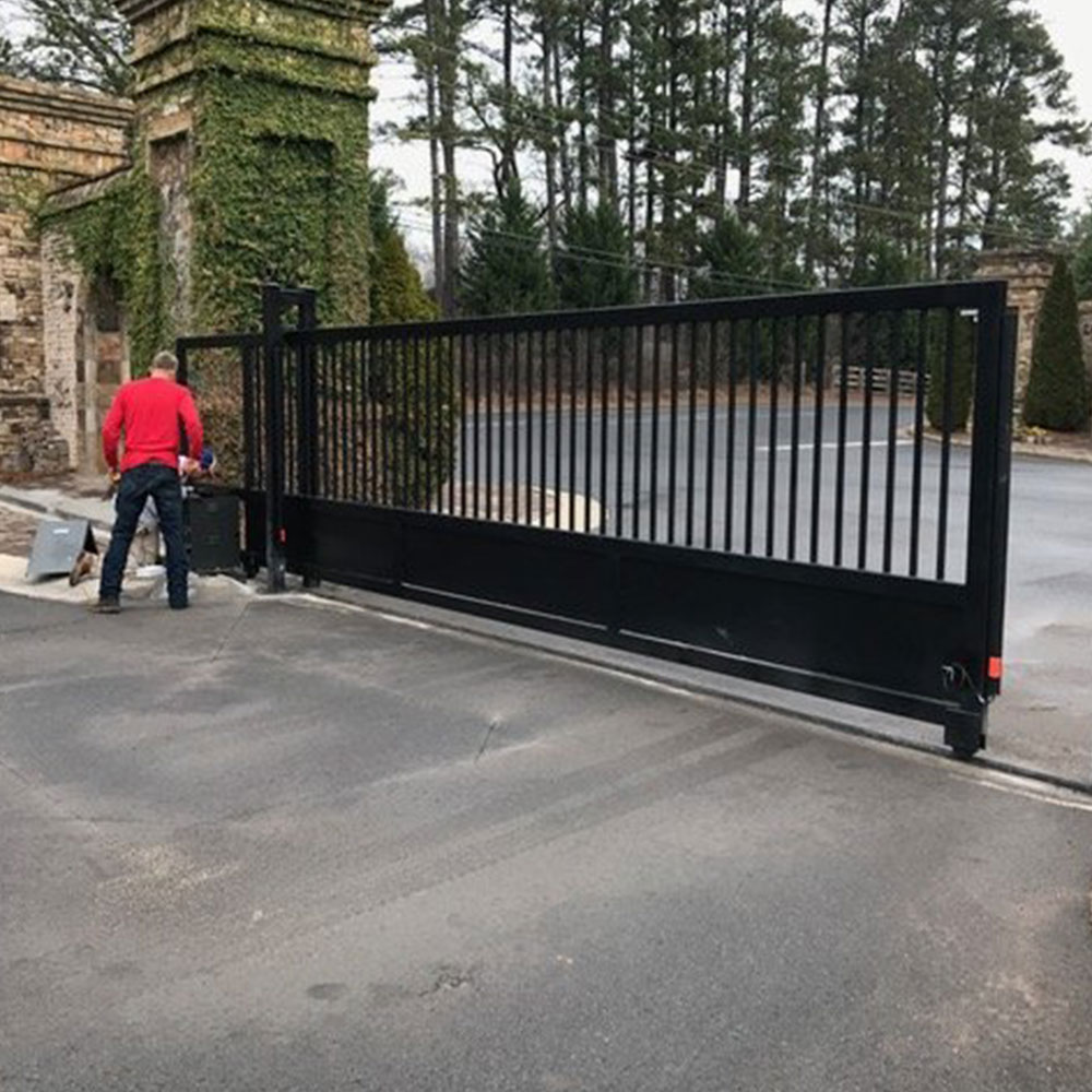 Automatic electric gate for HoA community
