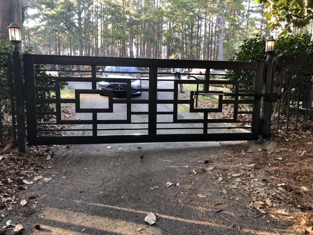 Custom Modern Gate Rectangle