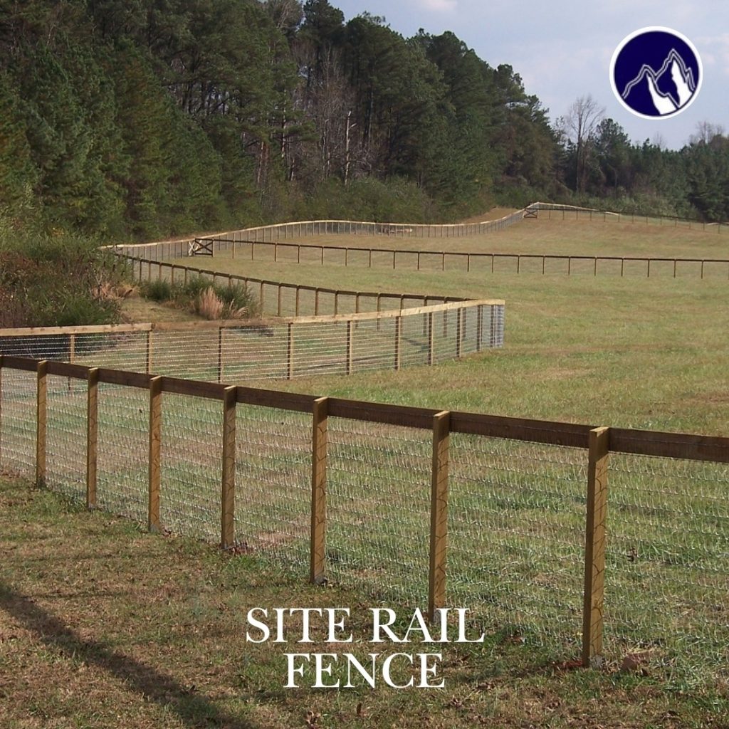 Site Rail Fence Installed in Cartersville, GA. Good for a farm, pasture, or to simply add a rustic touch to your property.
