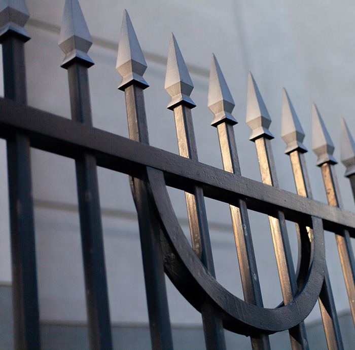 Ornamental Steel Spear Top Fence Canton GA | Summit Fence Ornamental steel spear top fence installation in Canton GA by Summit Fence