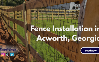 fence installation