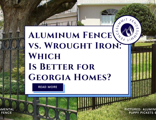 Aluminum Fence vs. Wrought Iron: Which Is Better for Georgia Homes?