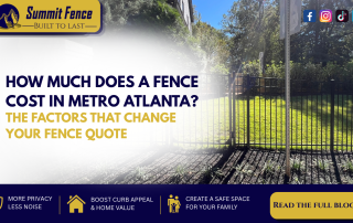 fence cost in metro atlanta